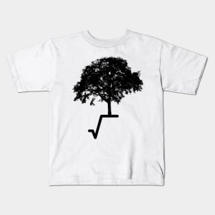 Tree Square Root Kids T-Shirt